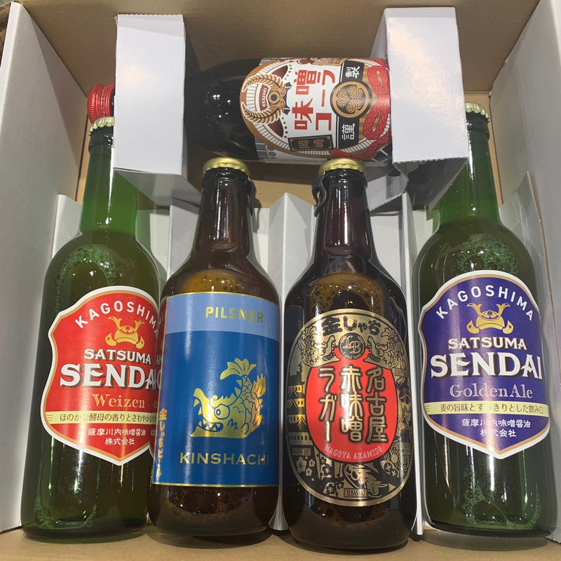 味噌らぼのクラフトビール飲み比べセット